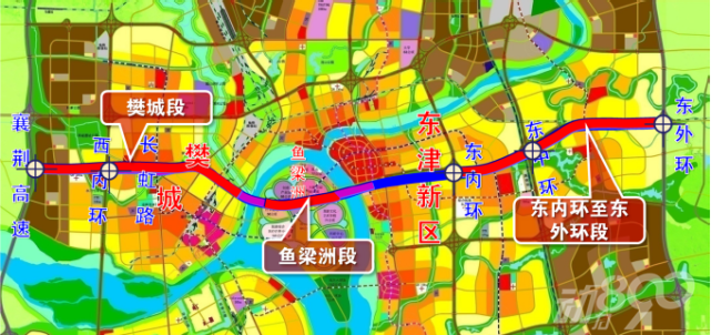 襄阳|樊城|鱼梁洲|匝道桥|中环