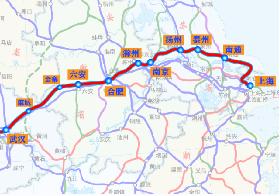 安徽在建擬建7條鐵路最新進展其中3條高鐵是今年的重點任務