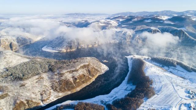长白山之冬|航拍白山摄影艺术展(风景篇)_腾讯新闻