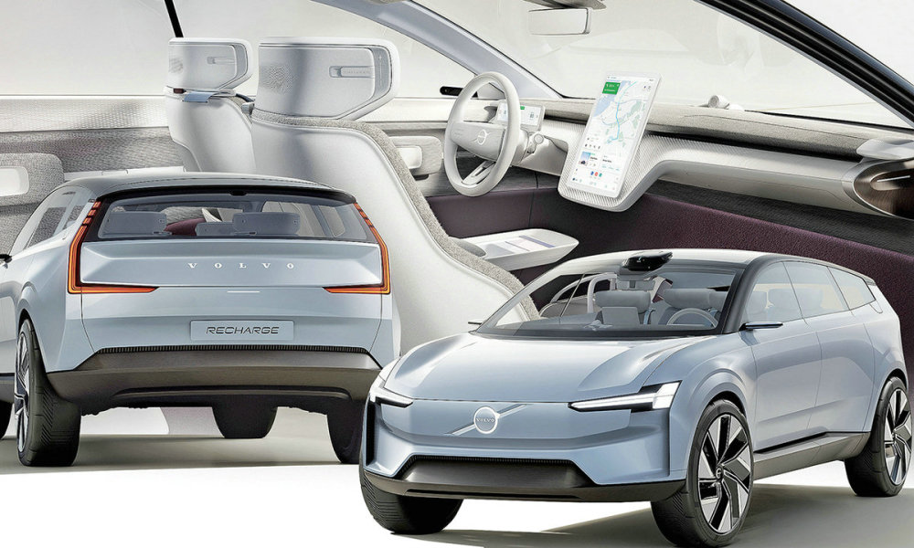 这看着不比特斯拉香 定位高于xc60 沃尔沃全新纯电suv有望国产 天天看点