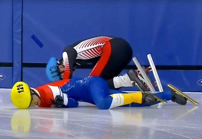 冰刀有多危险1毫米冰刀刃堪比刀刃高速状态下有人被误伤割喉