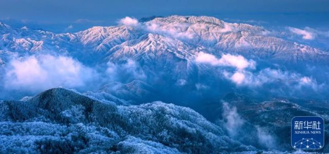 雪霁大别山-安徽霍山