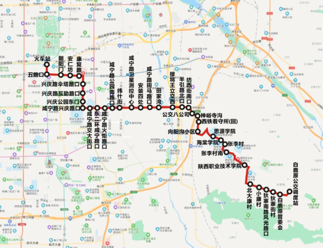 2月15日起西安240路调整线路取消六十二中学狄寨两个站点