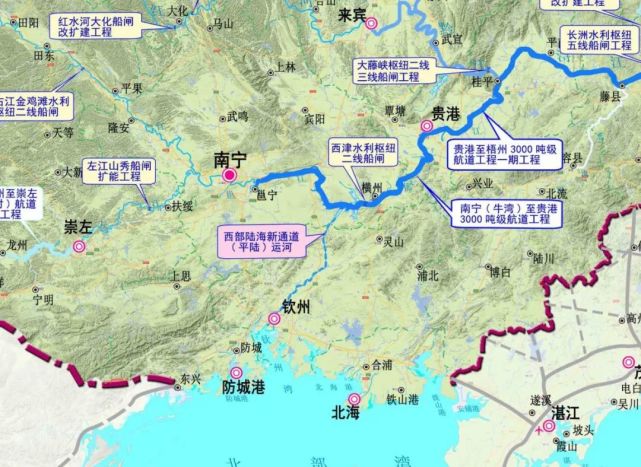 搞起機場線武鳴線平陸運河廣西2022重大項目來了