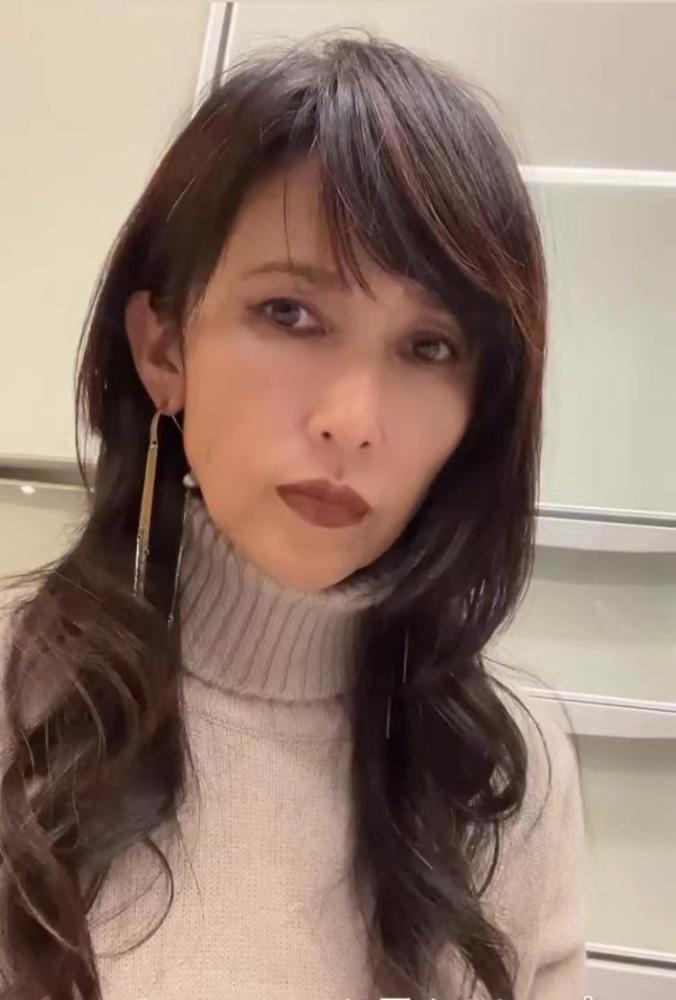 51岁工藤静香经典女神发型妩媚脸颊消瘦凹陷很真实宅男白月光