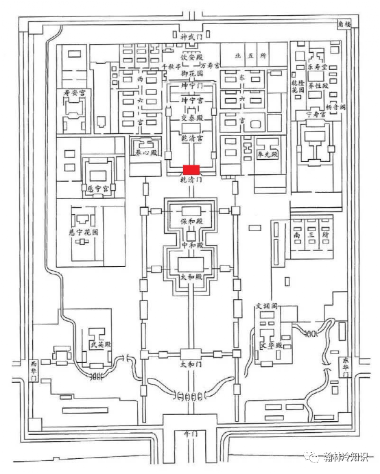 北京故宫地理位置图片