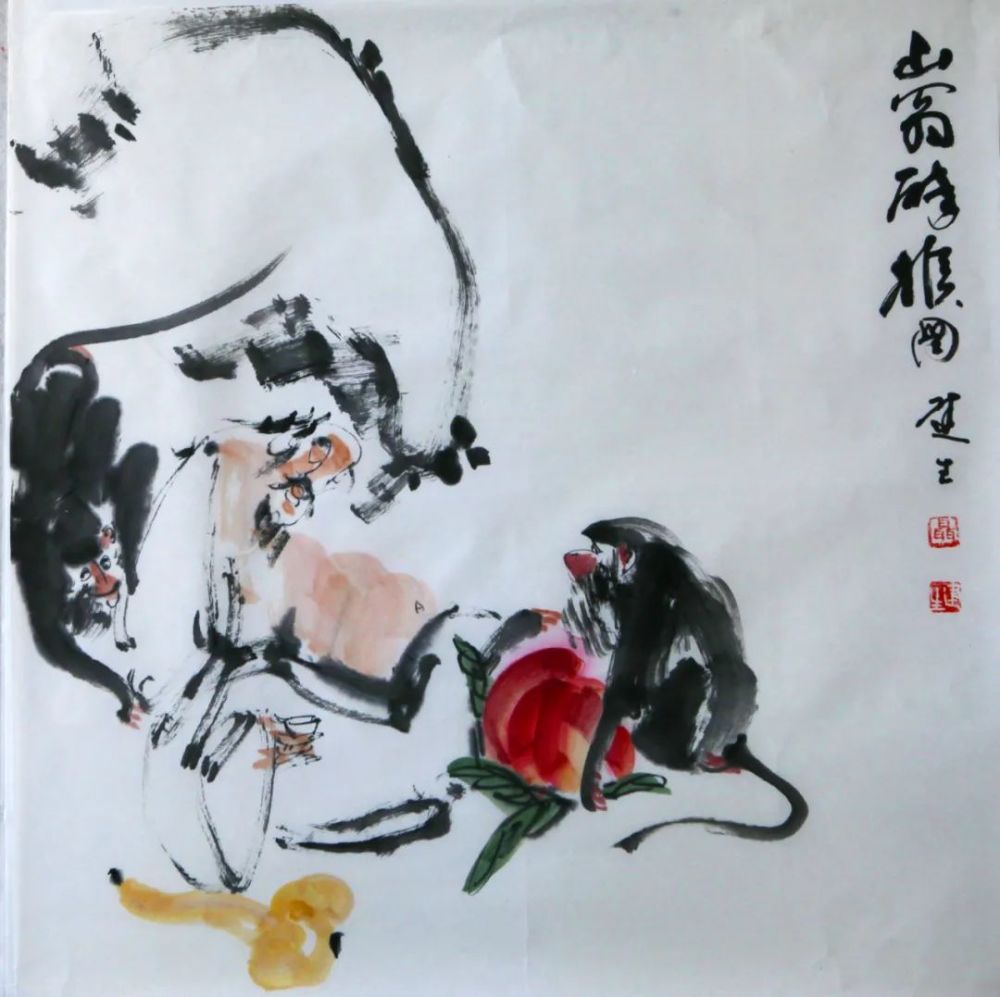 文人禅意画简淡空灵风聂建生写意中国人物画艺术赏读