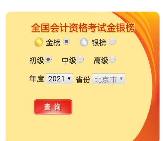 2021年全國會計資格考試金銀榜出爐啦