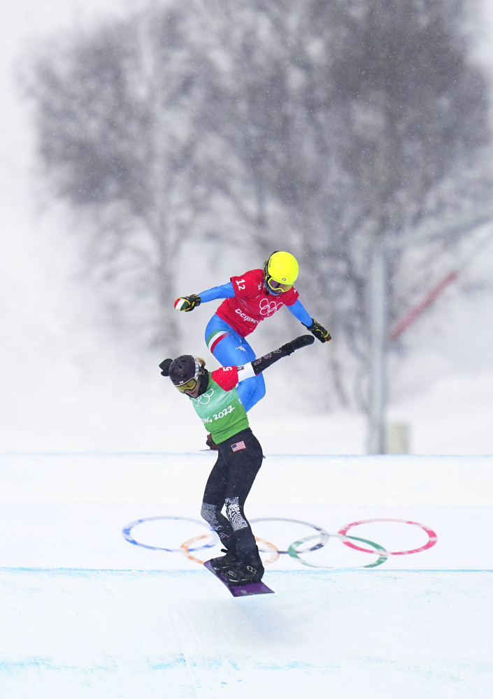 北京冬奧會單板滑雪障礙追逐混合團體比賽賽況2