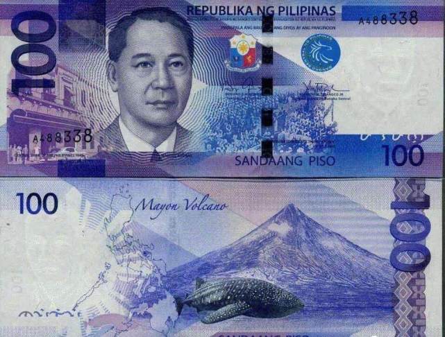 菲律宾比索100元图片100peso是什么样子的