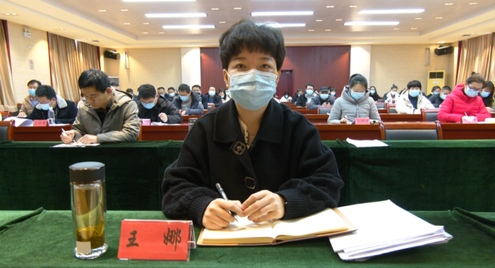 武强县组织收听收看衡水市文明办主任会议