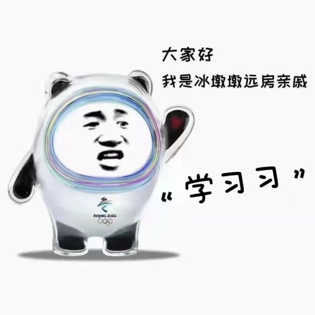 給各位大佬(全網沒有搶到冰墩墩的人)供上冰墩墩表情包請收好