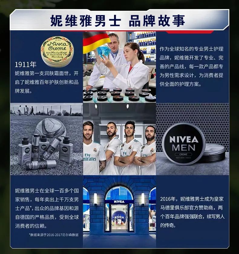 仅限今天妮维雅男士专用洗面奶官方旗舰店买一送一199包邮