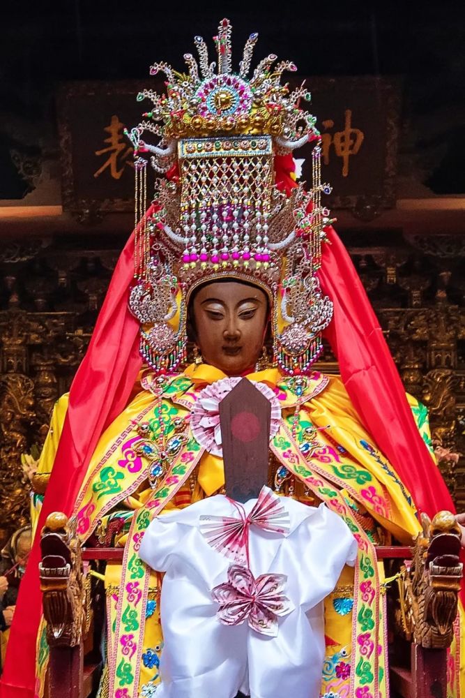 转发莆田元宵8妈祖金身巡安布福