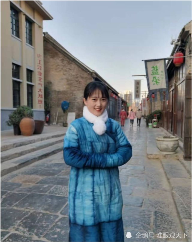 独一无二的美小记90后美女淮北濉溪石板街染缬四季工作室