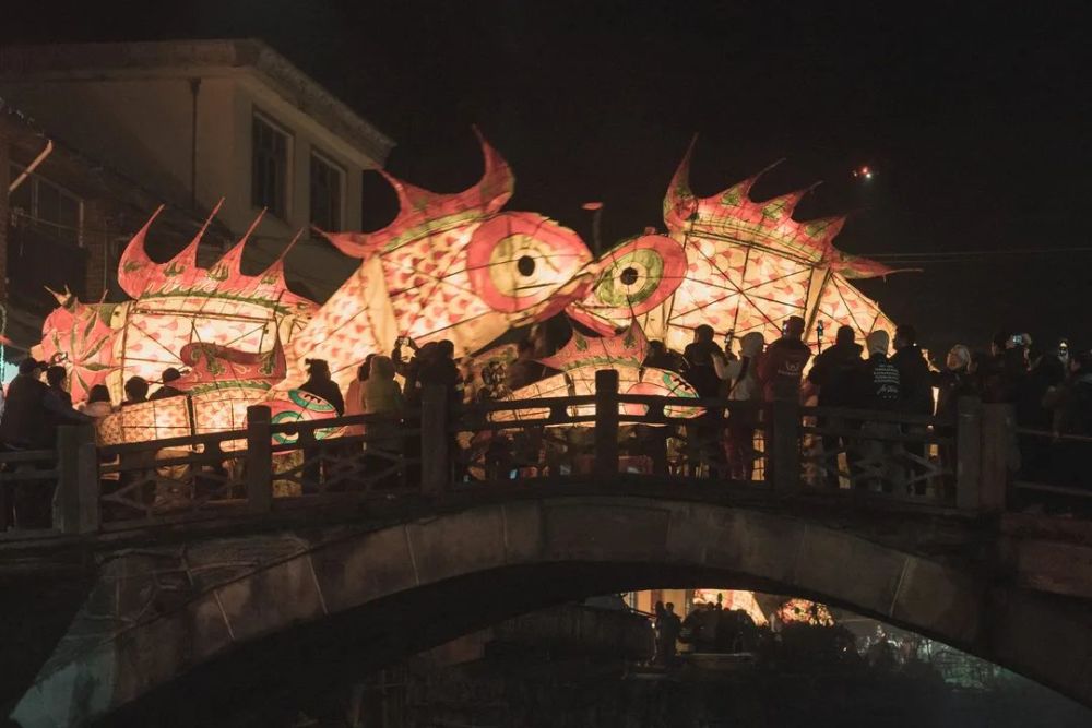 网络中国节元宵鱼龙舞元宵灯你来嬉耍