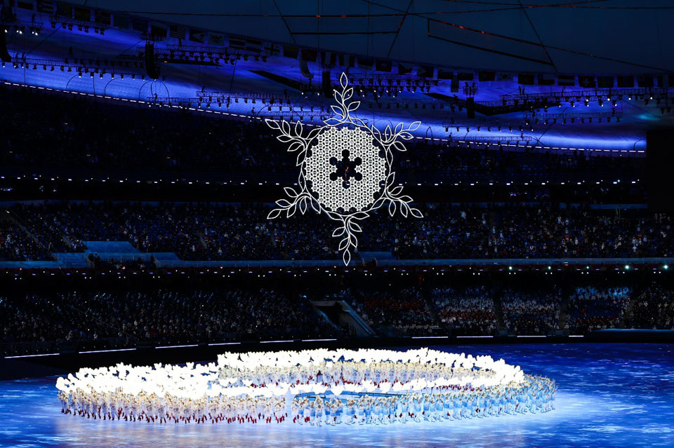 中国冬奥会雪花图片图片