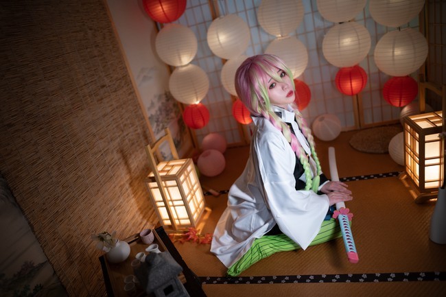 cos赏析:恋柱·甘露寺蜜璃_腾讯新闻