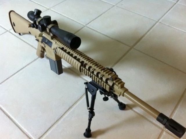 枪械图鉴sr-25狙击步枪