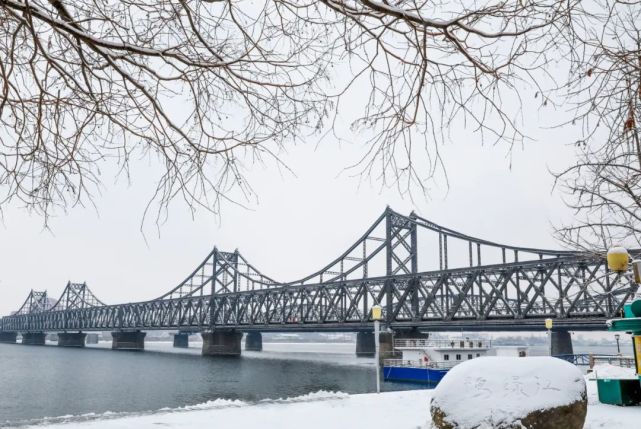 丹东雪景图片图片