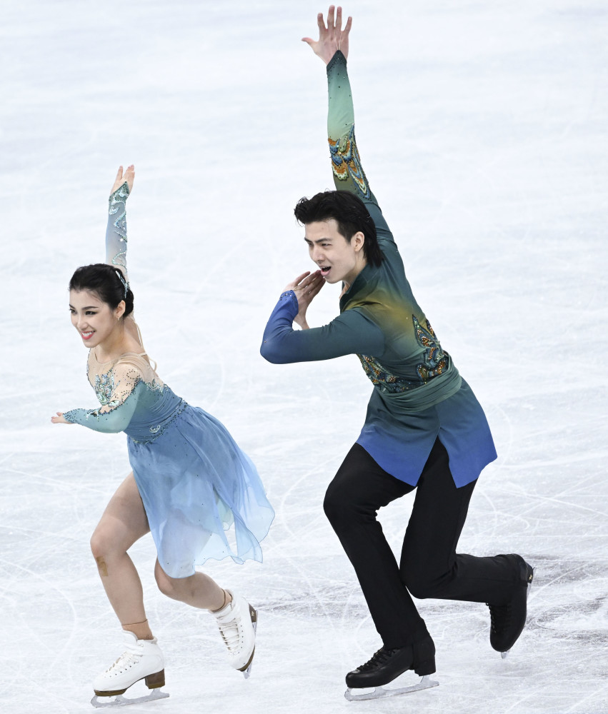 北京冬奥会花样滑冰冰上舞蹈自由舞比赛赛况13