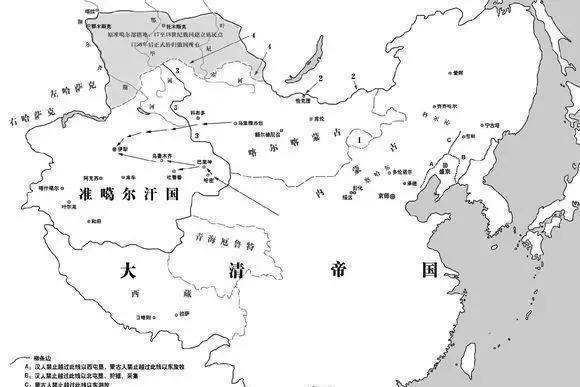 准噶尔汗国与清朝对抗70年