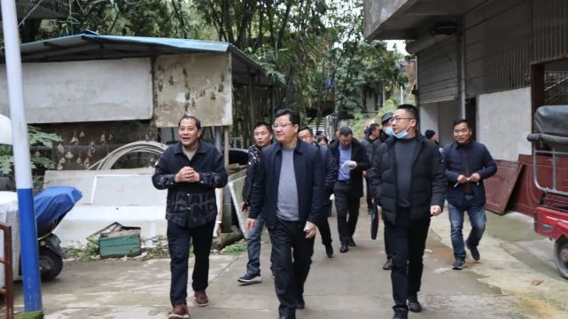 副区长周伟平,占平等领导及执法,教育,住建,自然资源,征补中心等部门