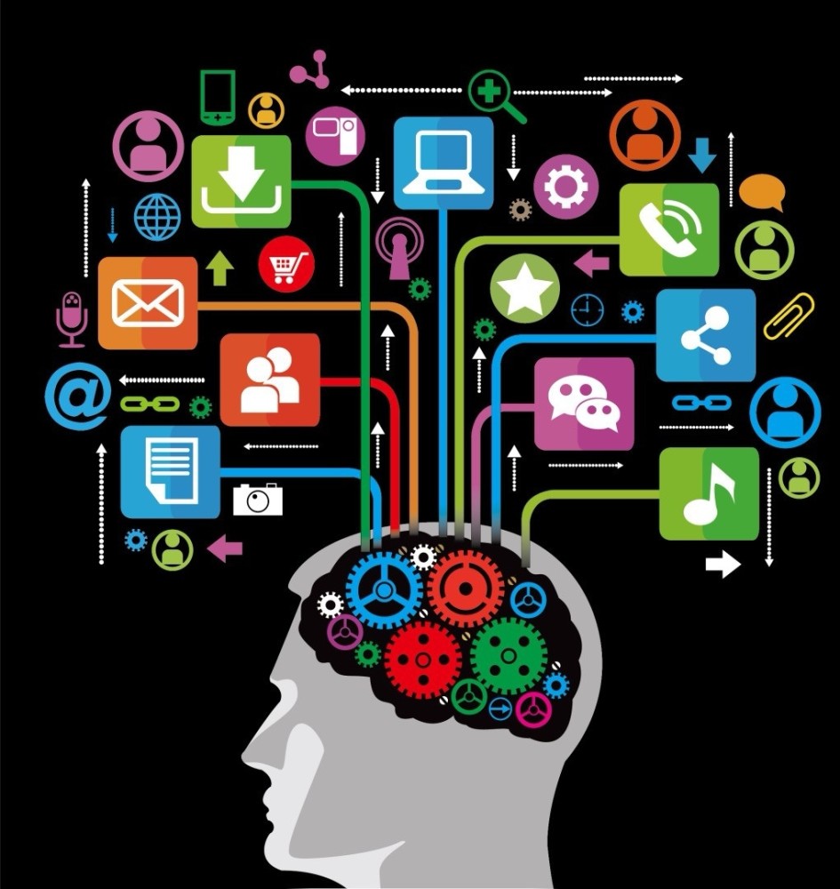 在太阳穴,脑门,头顶和后脑勺贴上指甲盖大小的感辐胶,它接收大脑思维