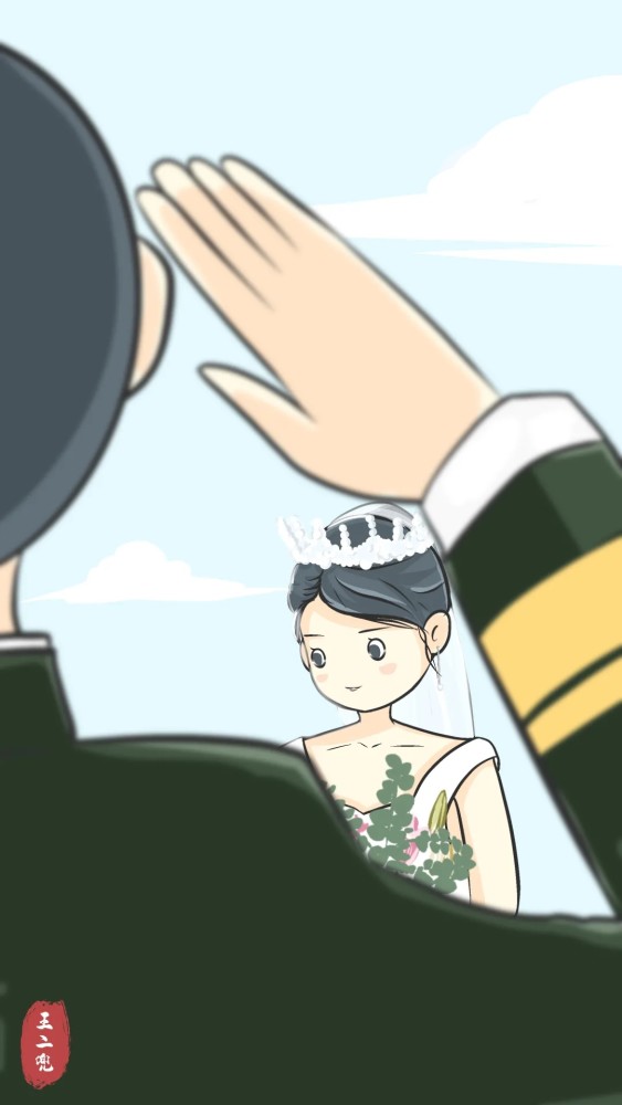 看完这些军恋壁纸,我想恋爱了……_腾讯新闻