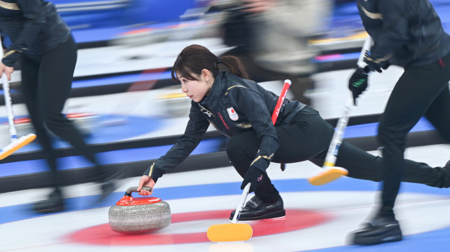 北京冬奧會冰壺女子循環賽韓國隊勝日本隊