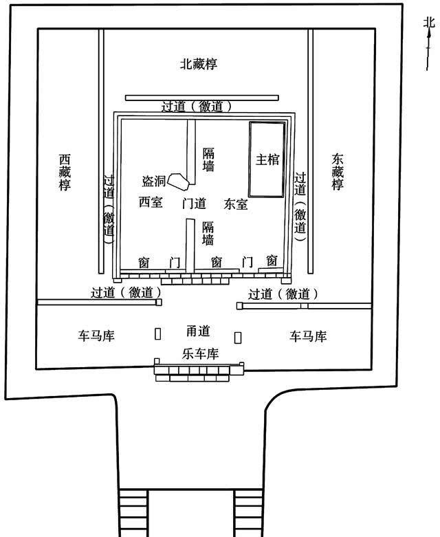 据专家推测,当时这一圈过道可能是为黄肠题凑而预留以来的空间