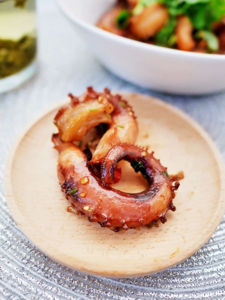 大蜜食堂不输餐馆的低脂超级食物酱香章鱼足