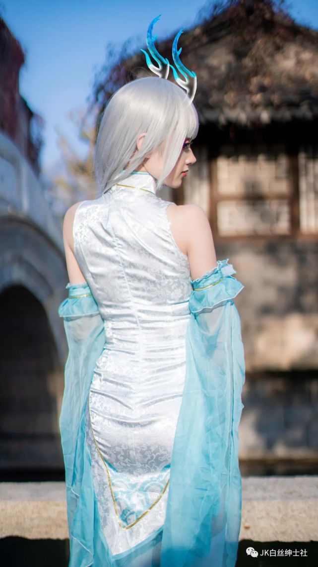 cos:王者荣耀西施同人旗袍,一飞冲天