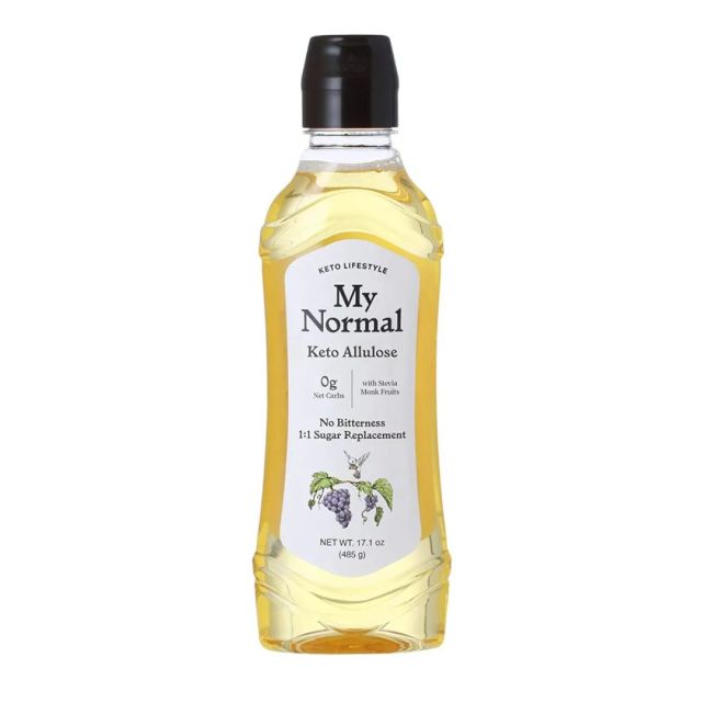 成分:阿洛酮糖糖浆,甜菊糖甙,罗汉果提取物,阿拉伯胶keto allulose是