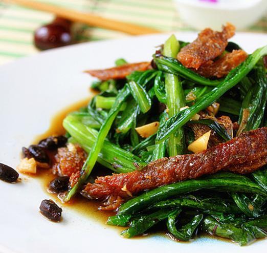 為啥在家炒的豆豉鯪魚油麥菜湯大菜焉還沒有味道