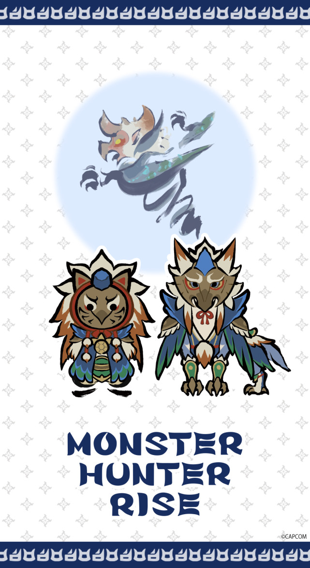 卡普空官方发布 怪物猎人 崛起 新壁纸 怪物猎人 崛起 卡普空 壁纸 任天堂switch