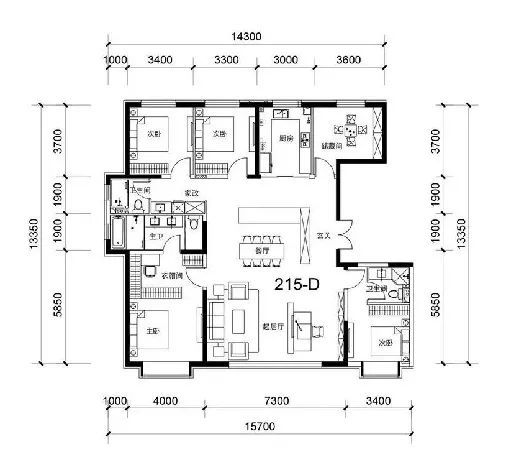 中建壹品·学府公馆户型图曝光