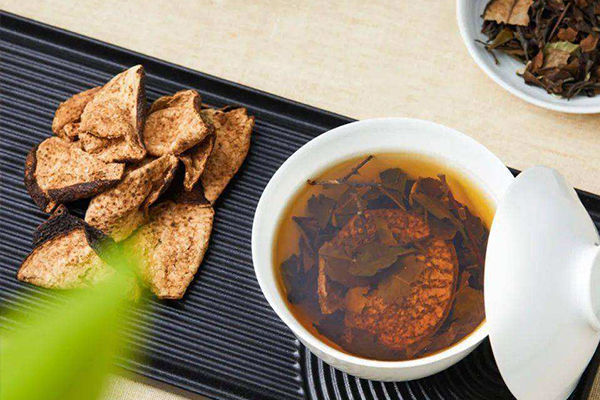 白茶可以加新会陈皮一起泡吗没想到老白茶加陈皮的功效这么好