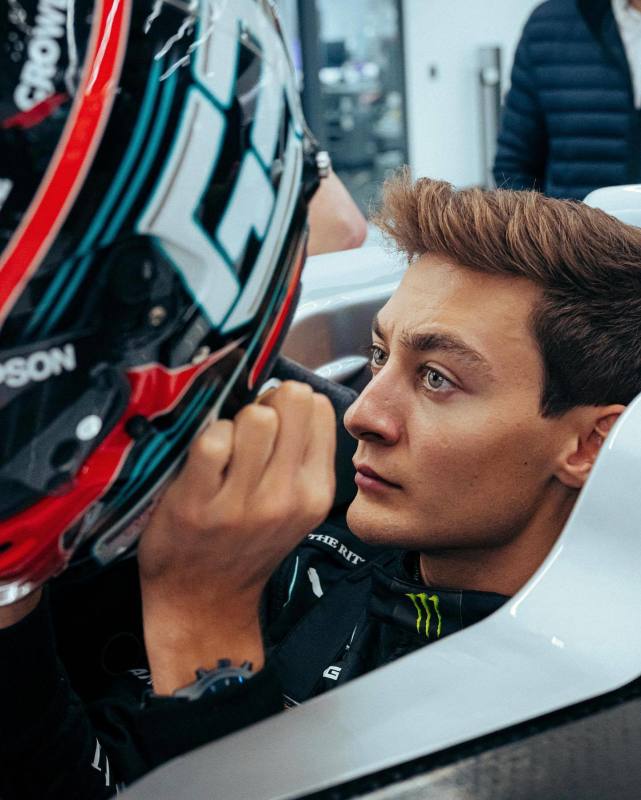 英国车手f1梅赛德斯车队乔治拉塞尔图集