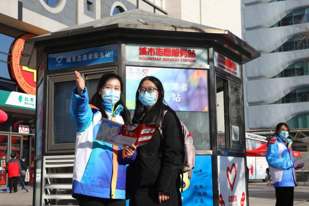 她服務的西單圖書大廈城市志願者服務站恰巧也是一個