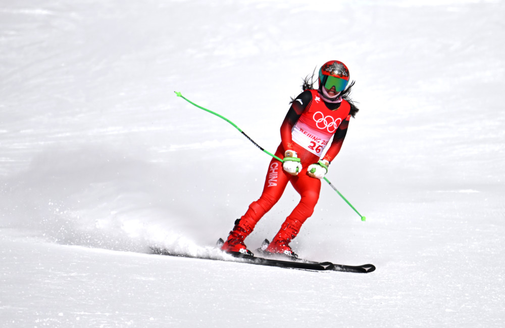 冬奥会高山滑雪中国图片