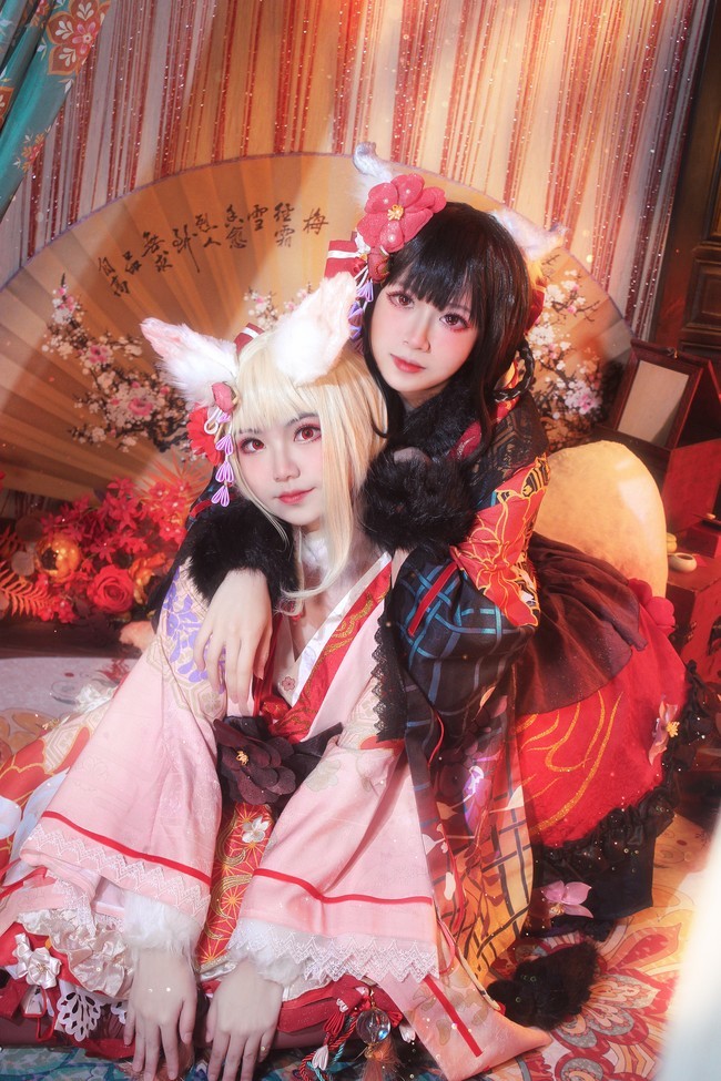 闪耀暖暖61锦狐灼灼 锦狐韶华 cosplay_腾讯新闻