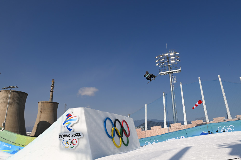冬奥会单板滑雪标志图片