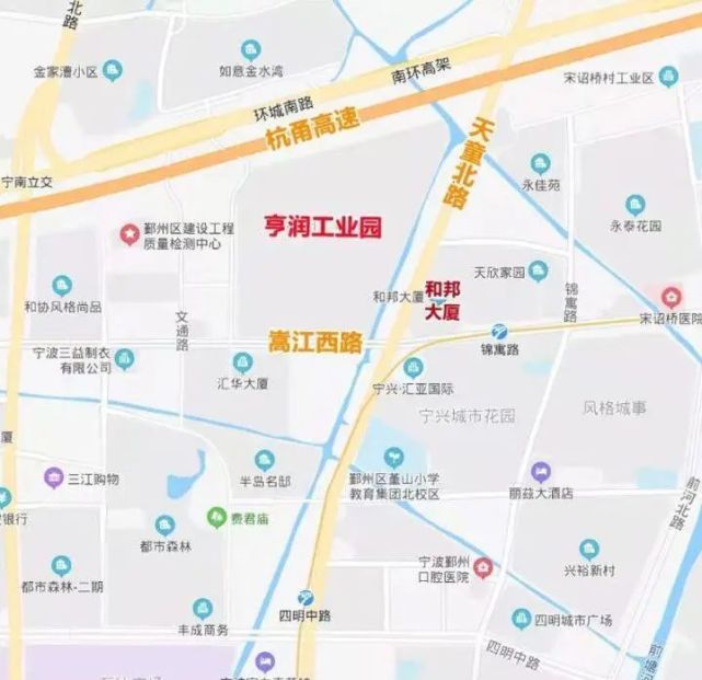 亨润工业城位于鄞州区钟公庙街道,建成至今逾20年,占地20万平方米