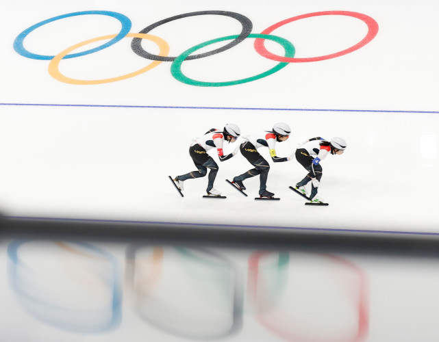 北京冬奥速度滑冰图标图片