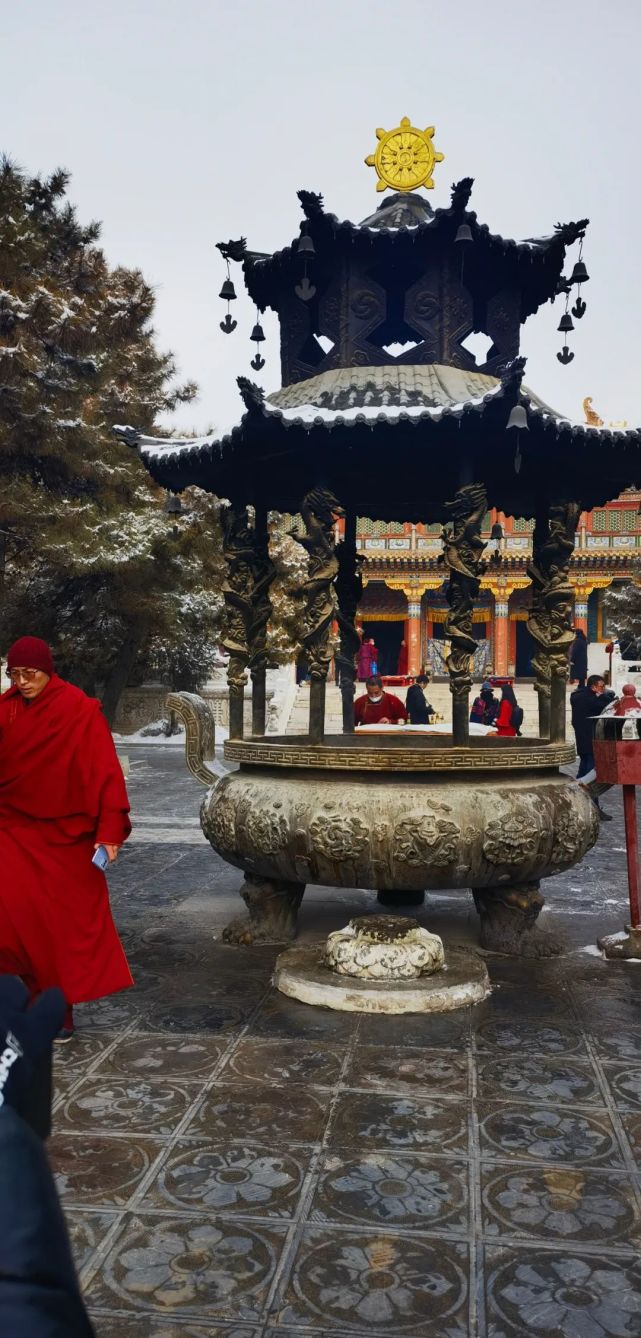 呼和浩特市席力图召恢复对外开放,游客第一波打卡图来啦!