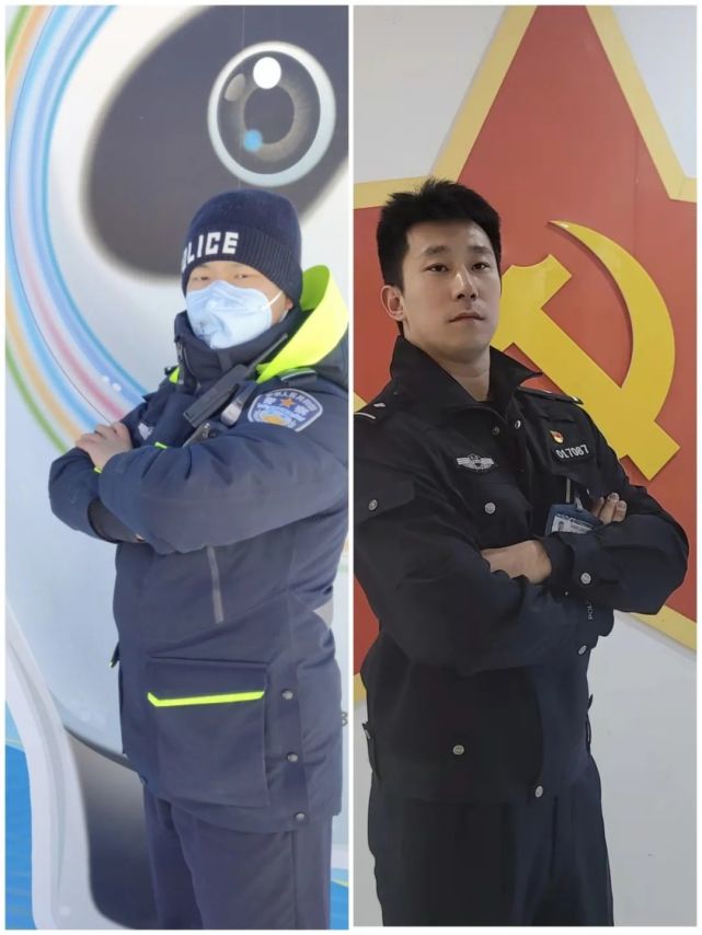 祁欣宇 南磨房派出所爸爸妈妈,时到元宵佳节,今日满天飞雪,从警一年有