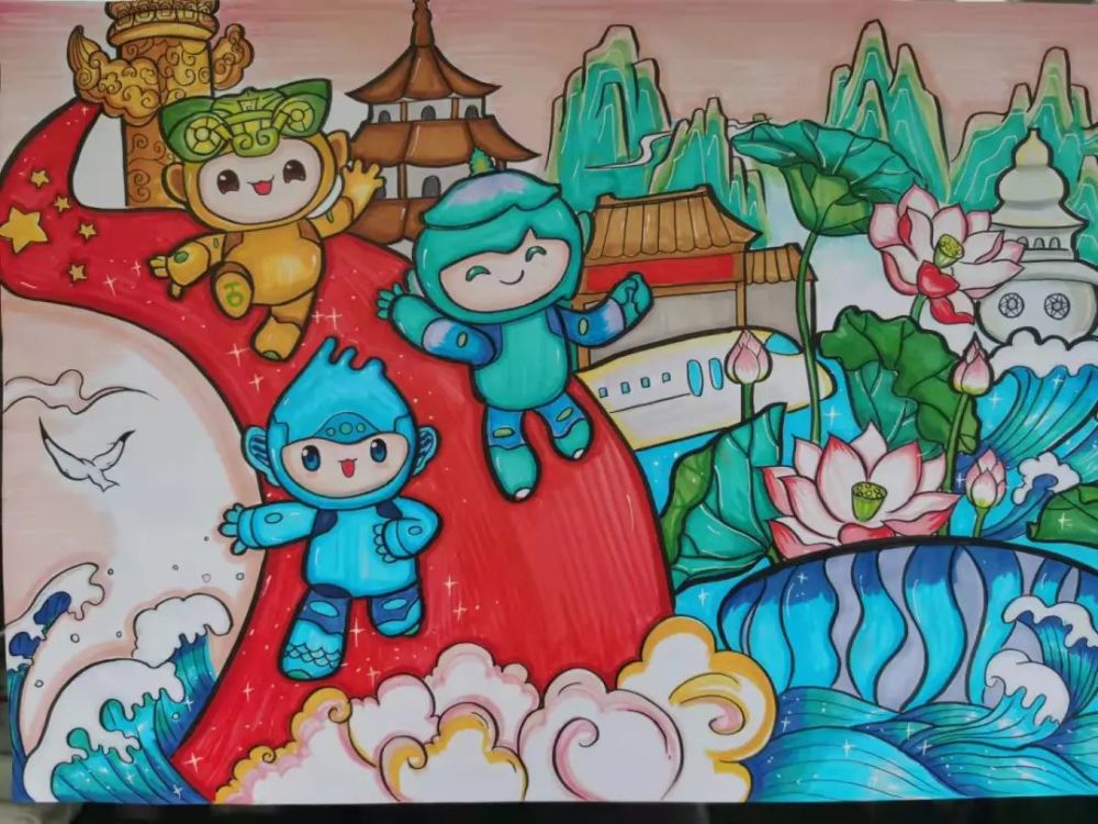 第二届我的亚运梦绘画大赛圆满收官获奖名单来了