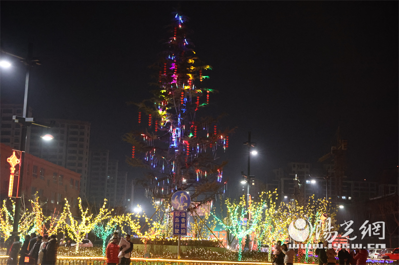 长武夜景图片