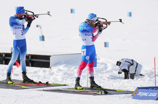 (北京冬奥会)冬季两项——男子4×7.5公里接力赛况(9)
